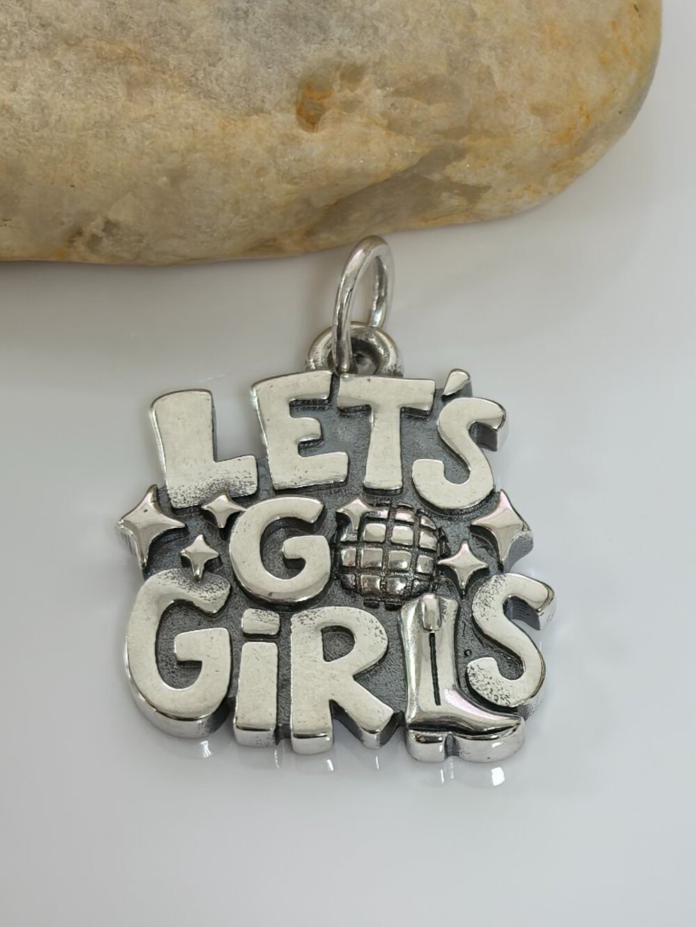 James Avery Let's Go Girls Charm, S925 Silver Jewelry